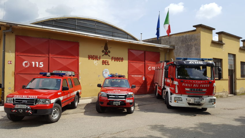 Mezzi distaccamento Cossato